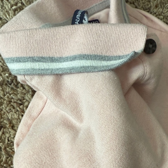 Calvin Klein Light Pink Polo Shirt - Picture 3 of 3